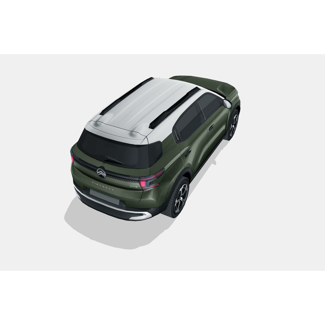 Citroen C3 Aircross 3D Model – Low Poly SUV, FBX, Game Ready - View 11