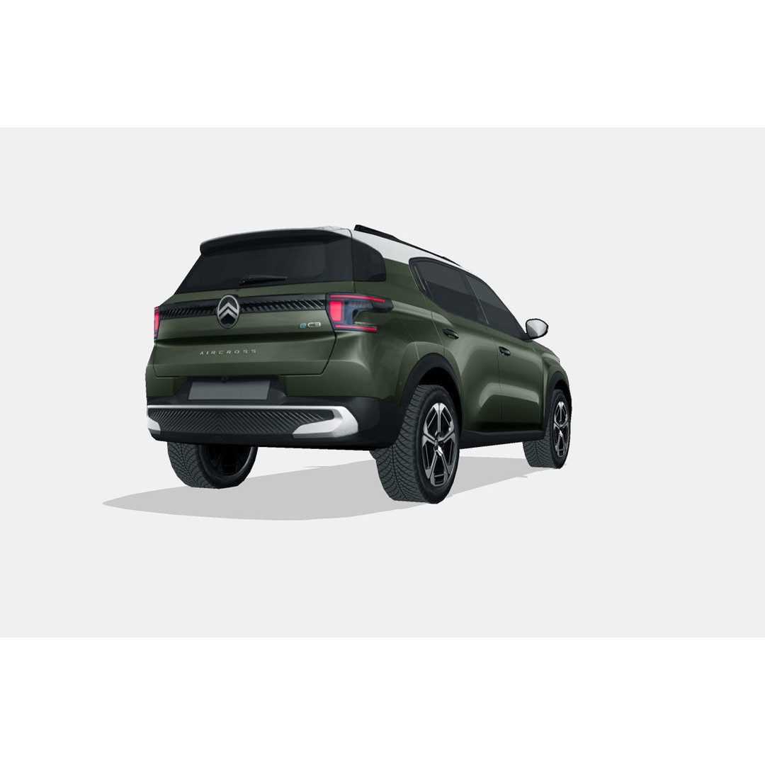 Citroen C3 Aircross 3D Model – Low Poly SUV, FBX, Game Ready - View 12