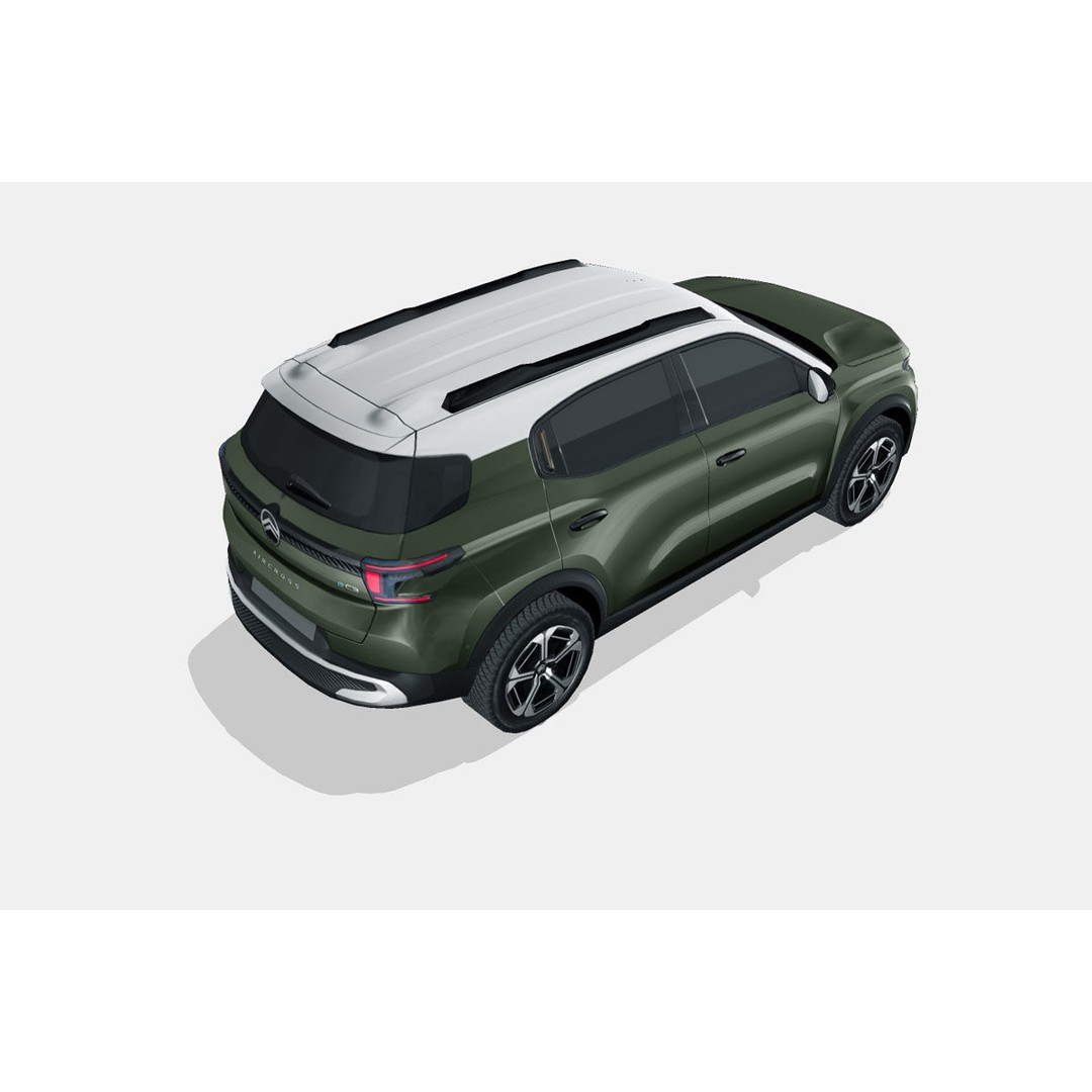 Citroen C3 Aircross 3D Model – Low Poly SUV, FBX, Game Ready - View 13