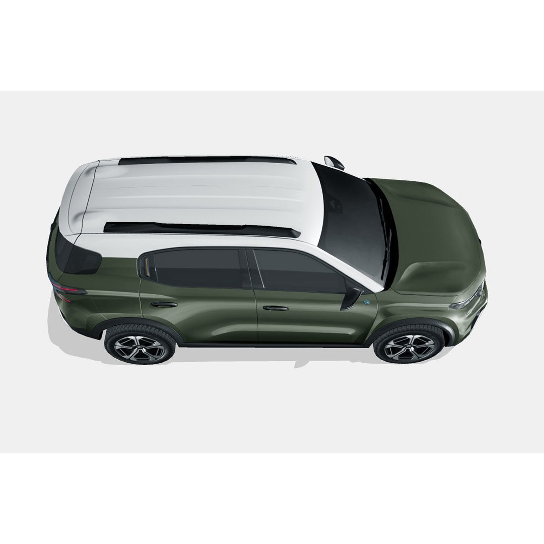 Citroen C3 Aircross 3D Model – Low Poly SUV, FBX, Game Ready - View 14