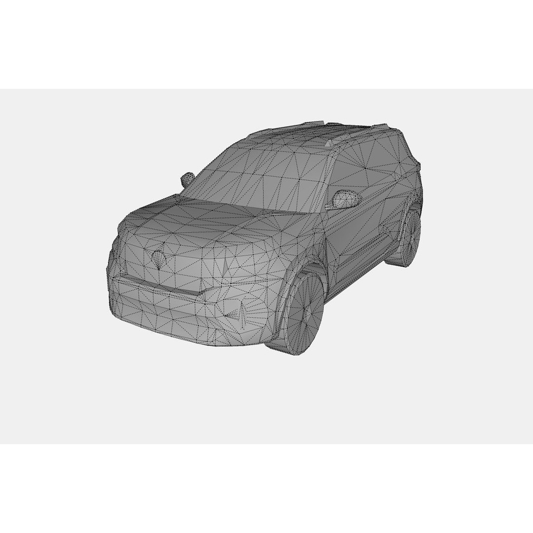 Citroen C3 Aircross 3D Model – Low Poly SUV, FBX, Game Ready - View 19