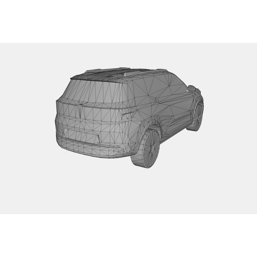 Citroen C3 Aircross 3D Model – Low Poly SUV, FBX, Game Ready - View 20