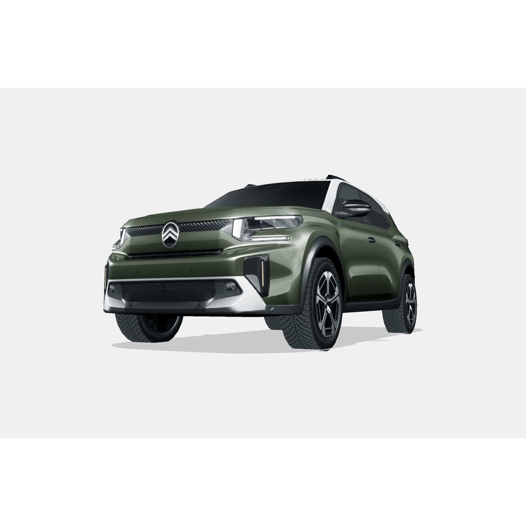 Citroen C3 Aircross 3D Model – Low Poly SUV, FBX, Game Ready - View 5