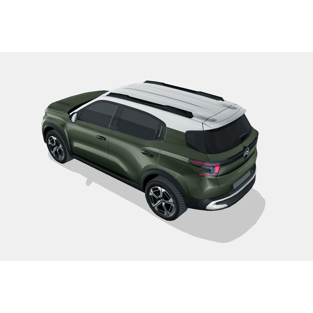 Citroen C3 Aircross 3D Model – Low Poly SUV, FBX, Game Ready - View 8