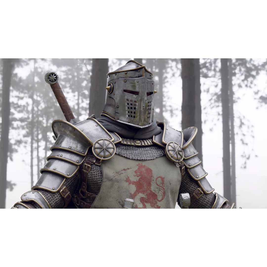 Crusader Knight 3D Model – Low Poly Game Ready Character, FBX - View 2