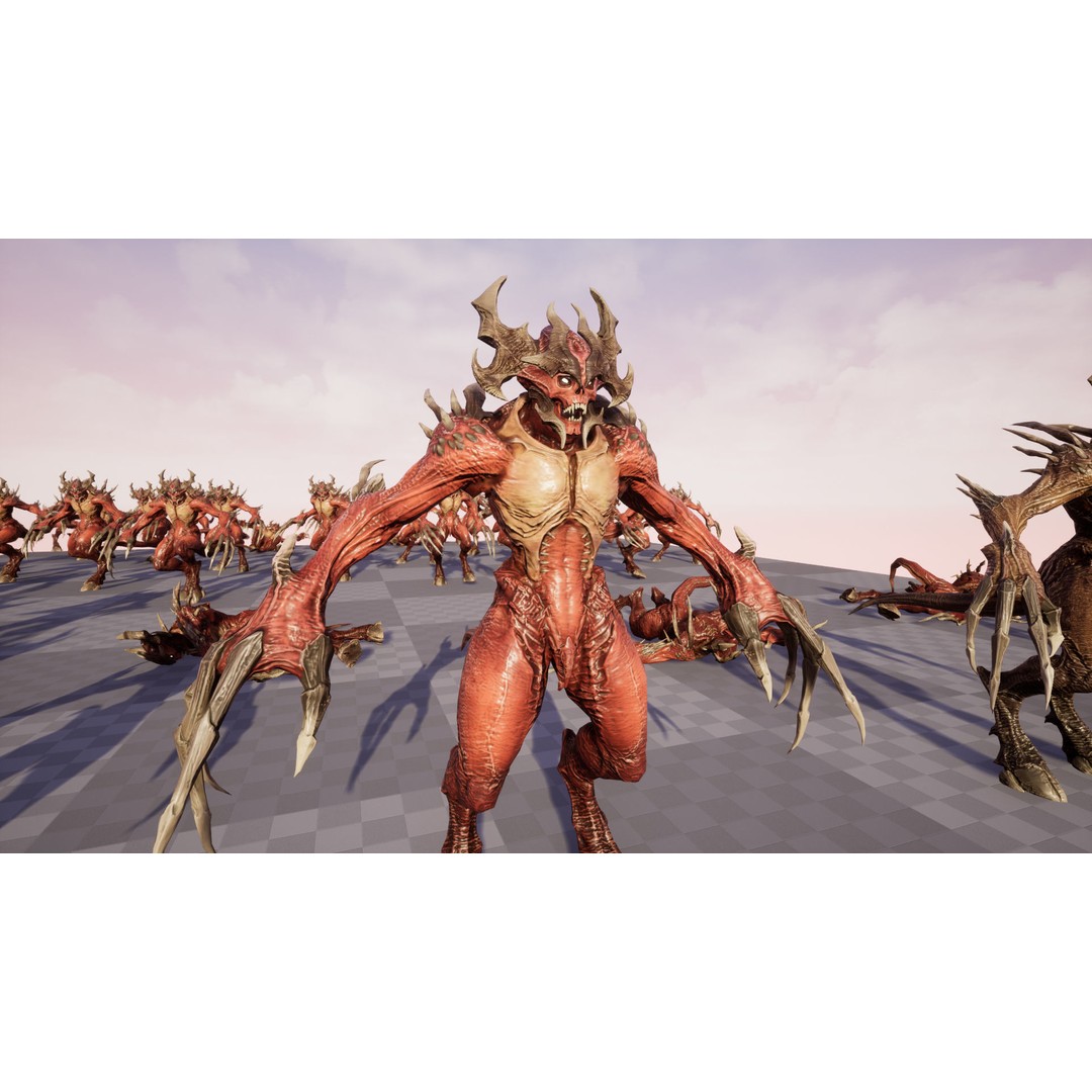 Archdemon 3D Model – Low Poly Fantasy Character with Animations - View 25