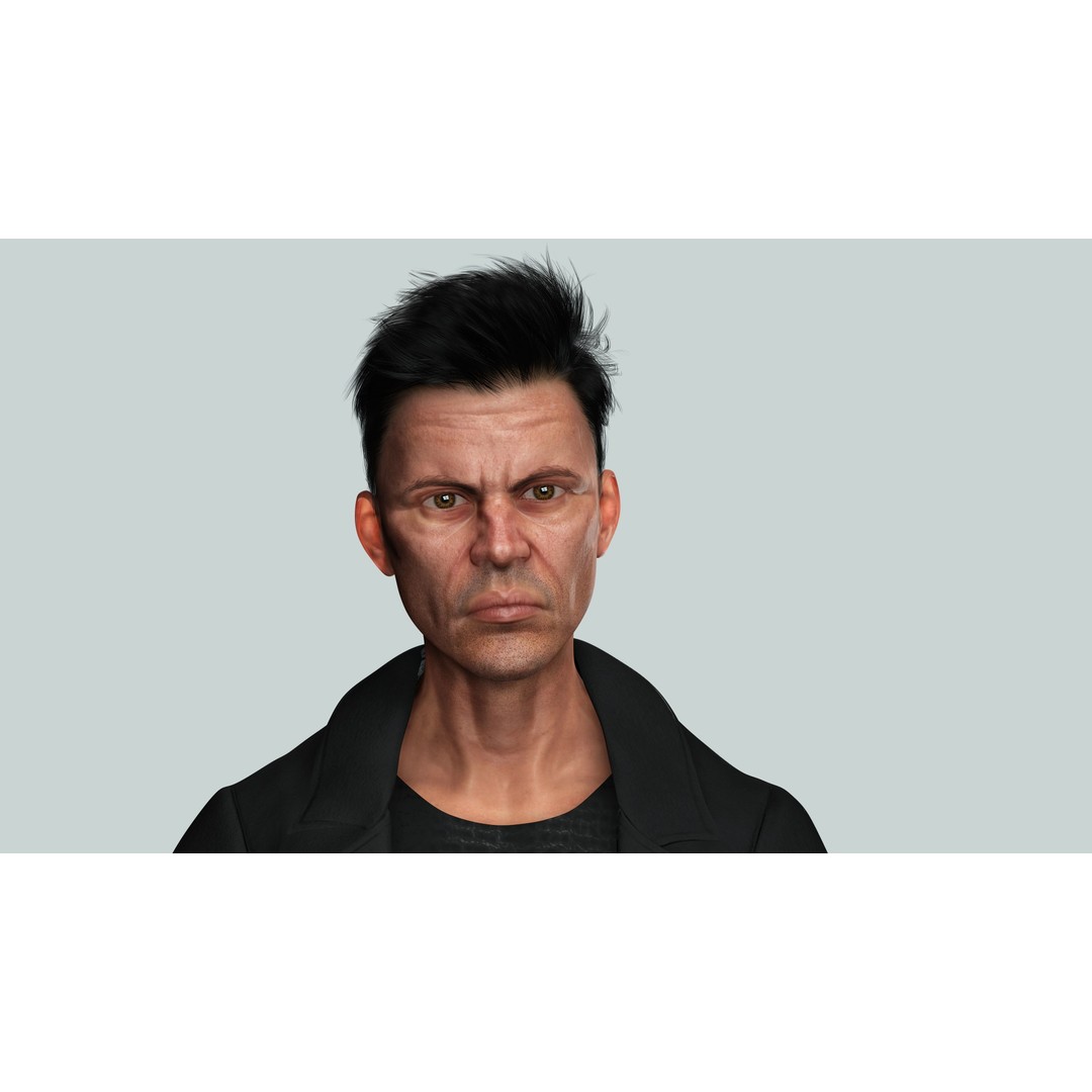 Realistic Secret Agent Man 3D Model – Low-Poly Rigged Character, FBX - View 10