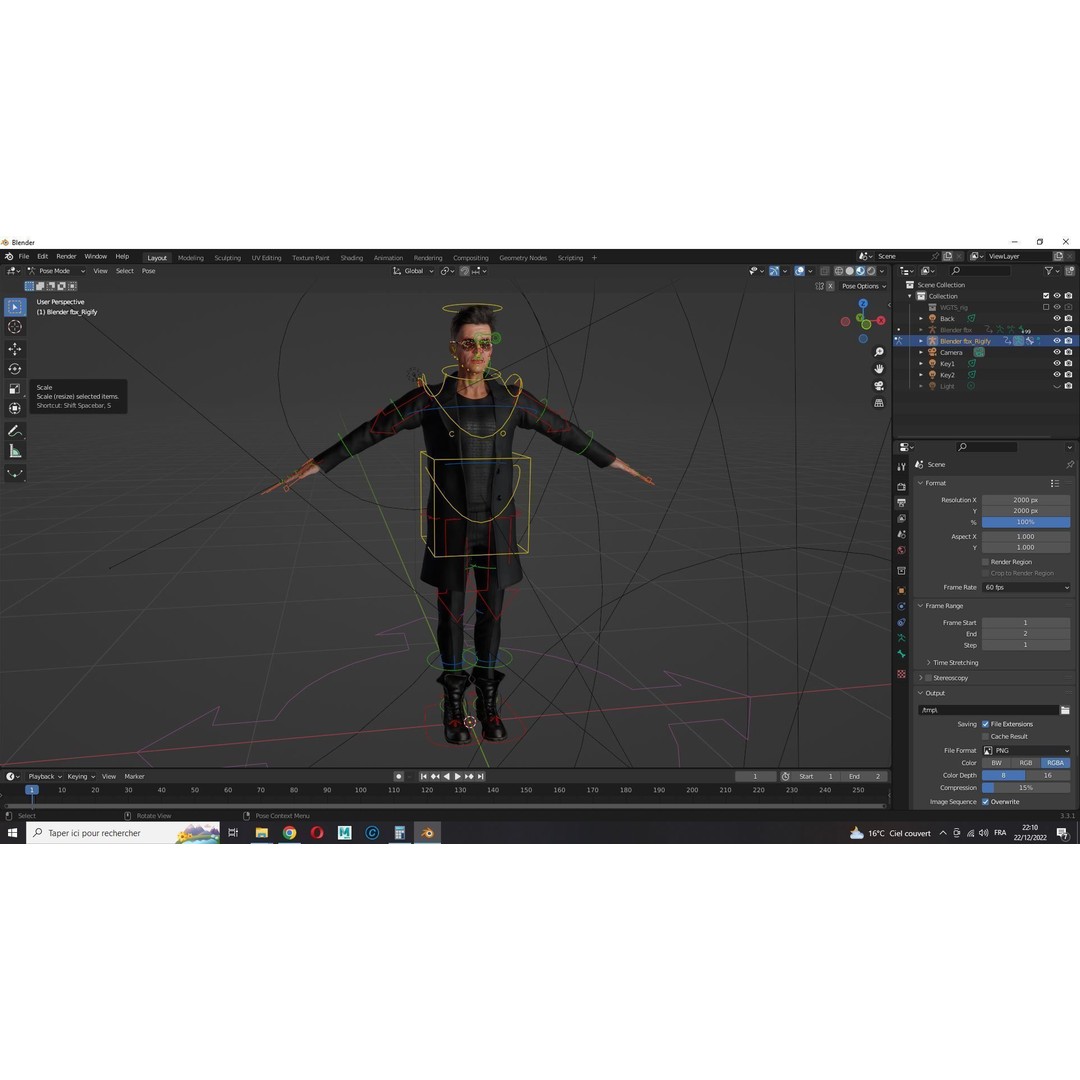 Realistic Secret Agent Man 3D Model – Low-Poly Rigged Character, FBX - View 19
