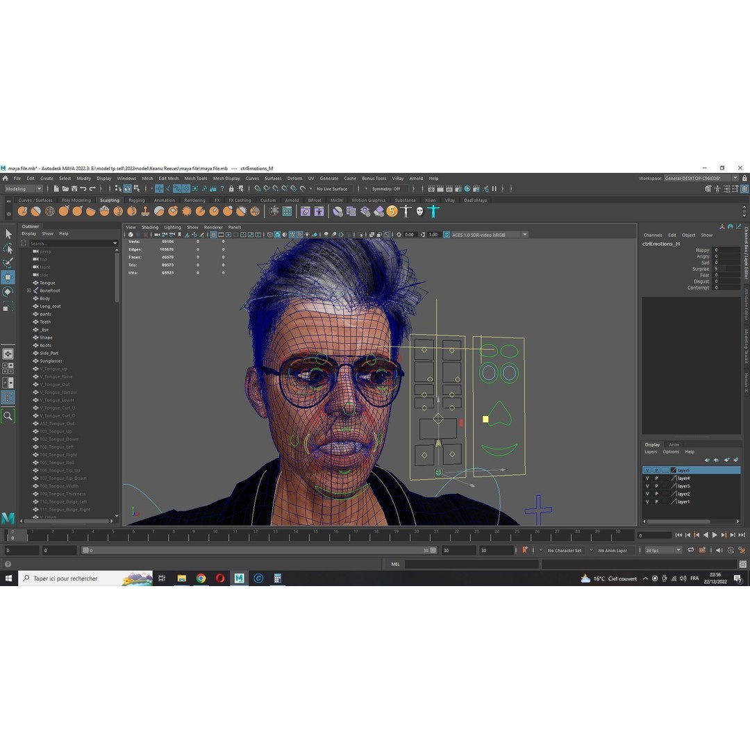 Realistic Secret Agent Man 3D Model – Low-Poly Rigged Character, FBX - View 29