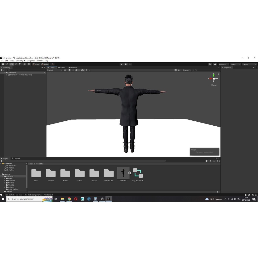 Realistic Secret Agent Man 3D Model – Low-Poly Rigged Character, FBX - View 34