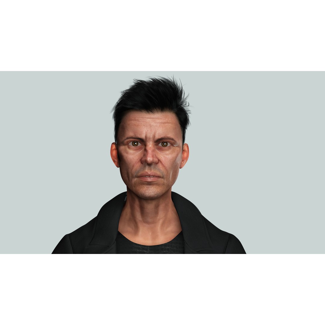 Realistic Secret Agent Man 3D Model – Low-Poly Rigged Character, FBX - View 8