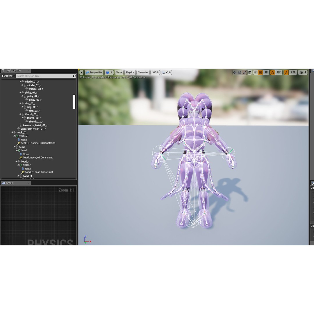 Lady Jester 3D Model – Low Poly Game Ready Character, FBX, PBR - View 20
