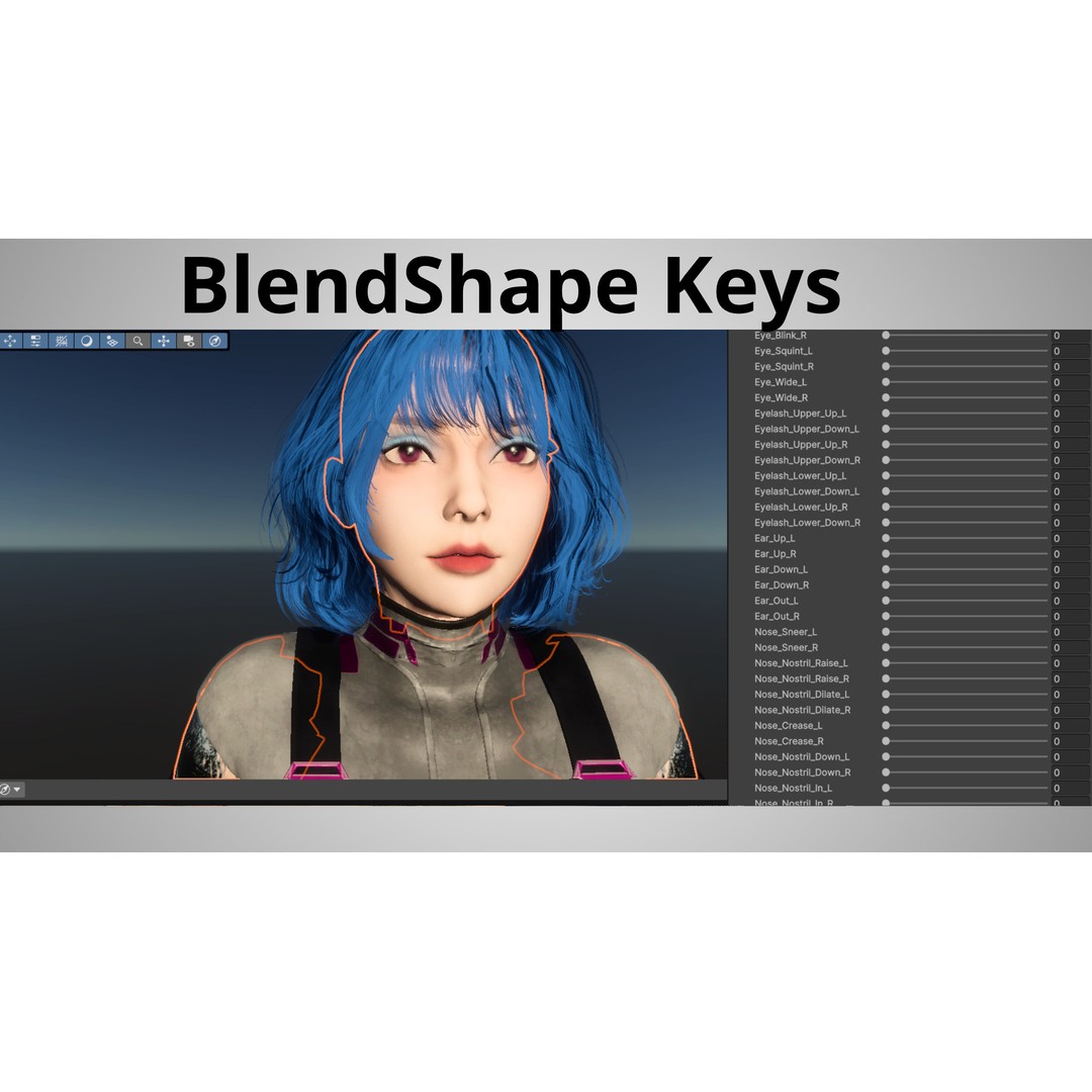 Sci-Fi Girl 3D Model – Low-Poly Game-Ready Character, FBX - View 12