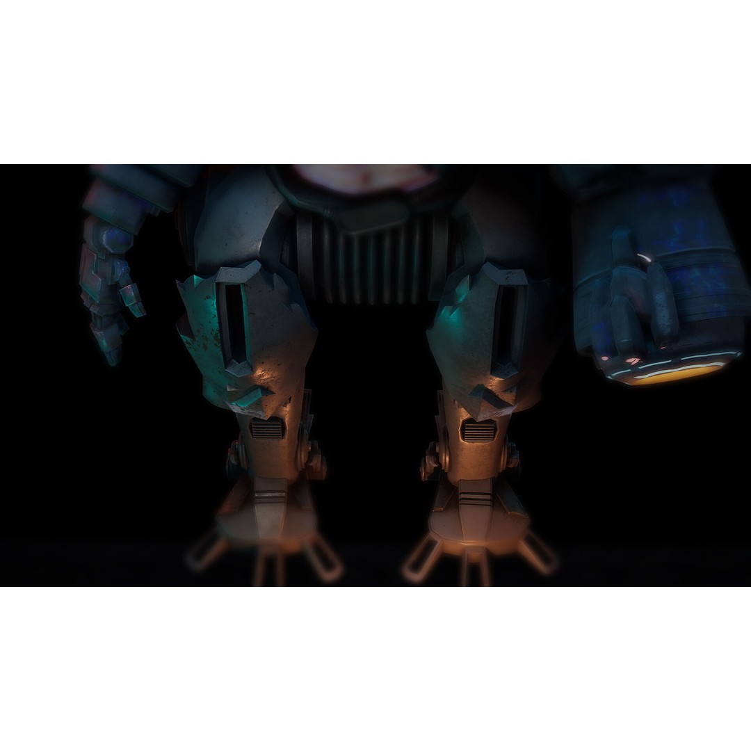 Cyberpunk Characters 3D Model – Rigged Sci-Fi Game Asset, FBX - View 15
