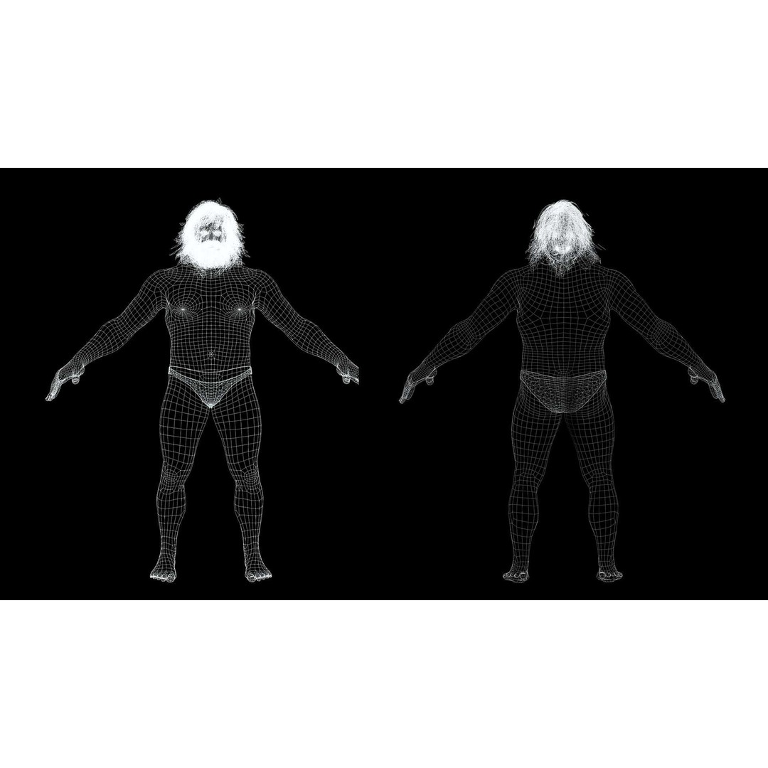 Viking Warrior 3D Model – Low Poly Rigged Character with PBR Textures - View 13