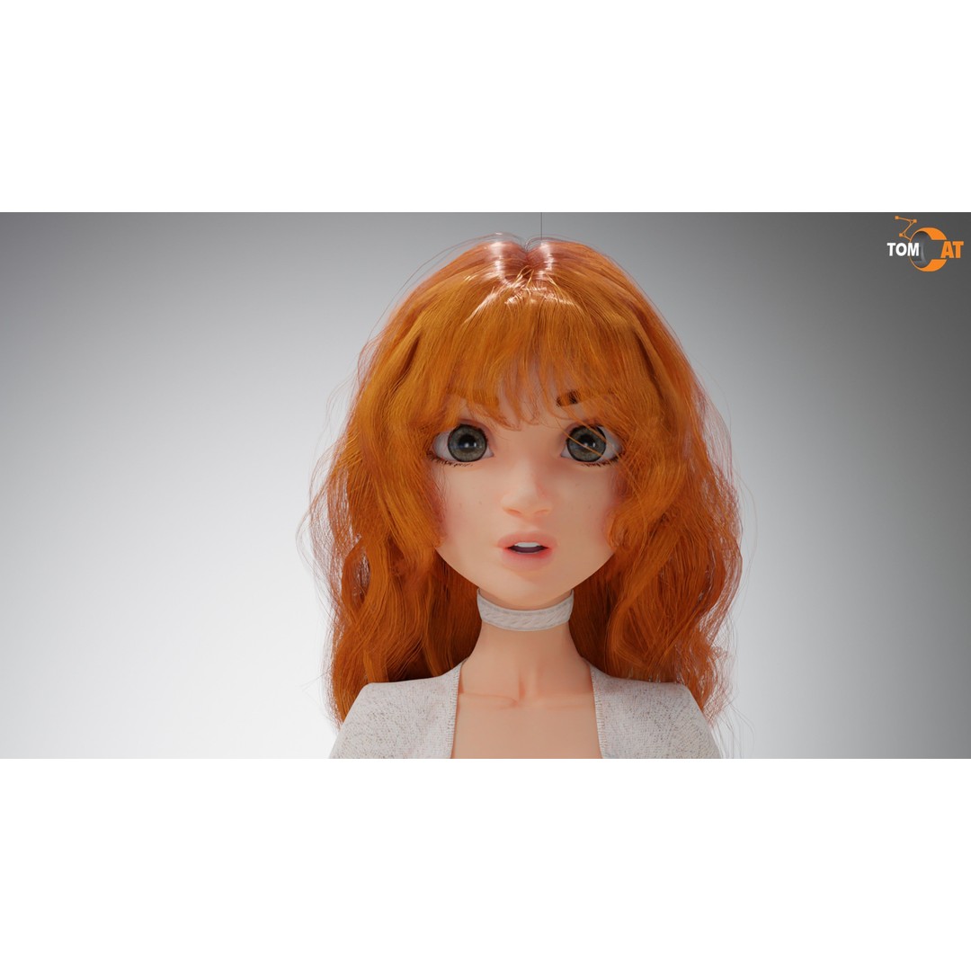 Imogen Rigged Female Dancer 3D Model – Low Poly Game Asset, Blender & Unity - View 21