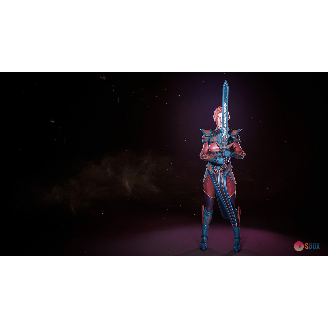 Fantasy Character 3D Model – Low Poly Rigged Pack for Unreal Engine - View 16