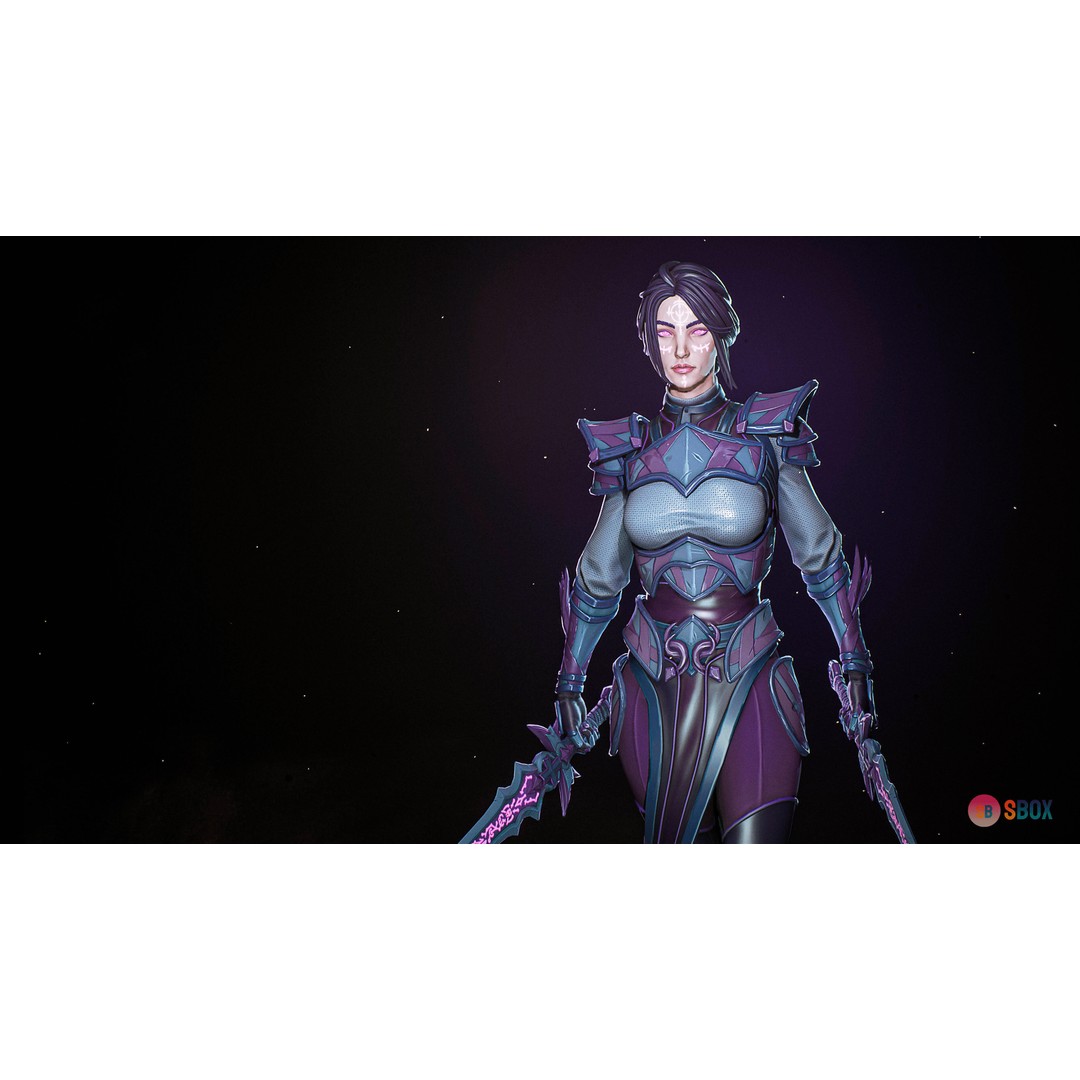 Fantasy Character 3D Model – Low Poly Rigged Pack for Unreal Engine - View 20