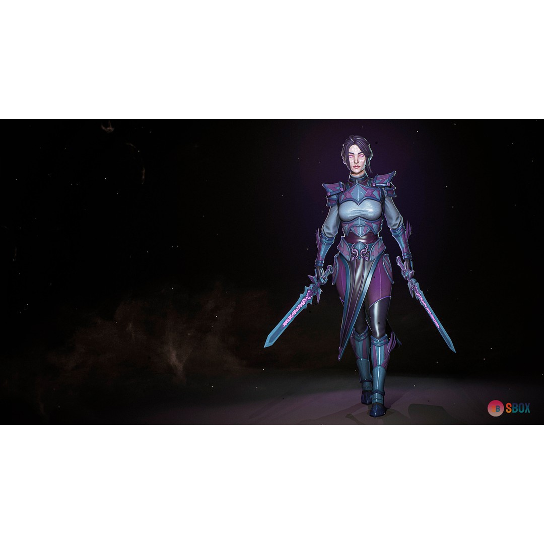 Fantasy Character 3D Model – Low Poly Rigged Pack for Unreal Engine - View 21