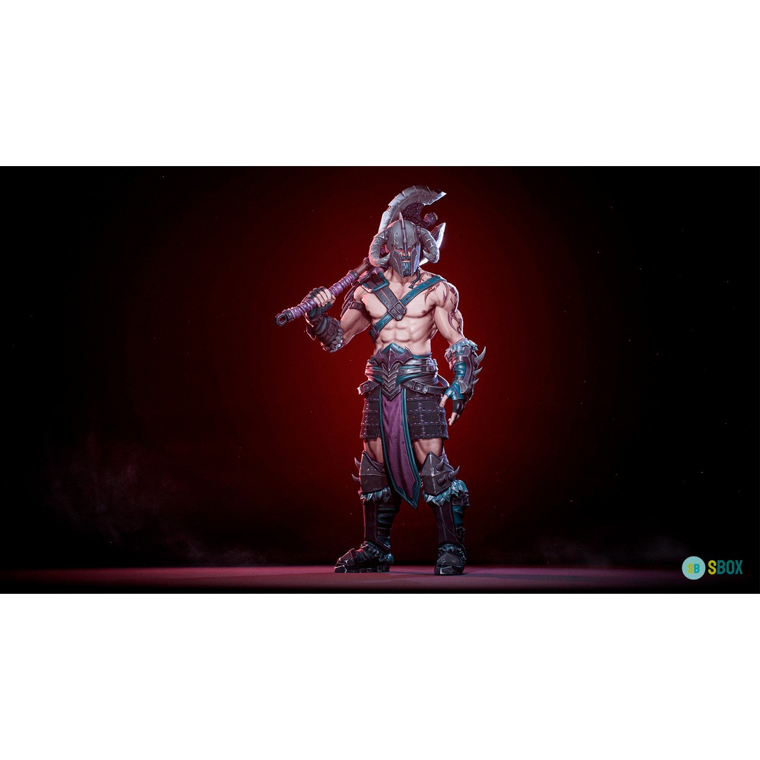 Fantasy Character 3D Model – Low Poly Rigged Pack for Unreal Engine - View 37