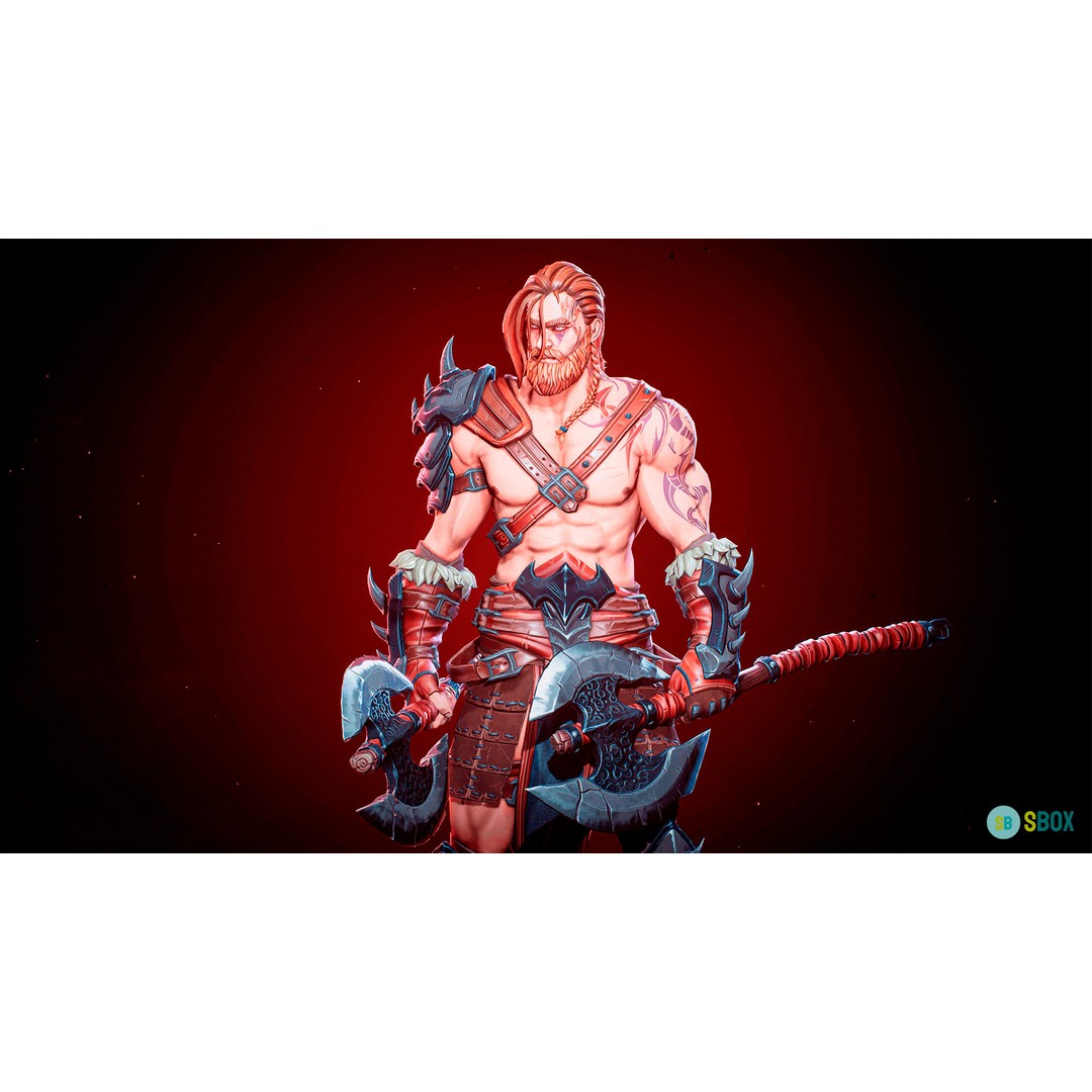 Fantasy Character 3D Model – Low Poly Rigged Pack for Unreal Engine - View 39
