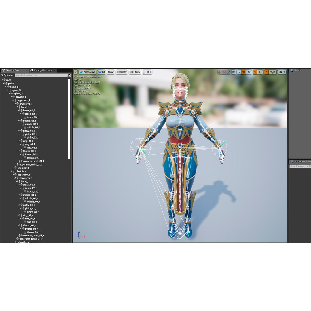 Fantasy Character 3D Model – Low Poly Rigged Pack for Unreal Engine - View 49