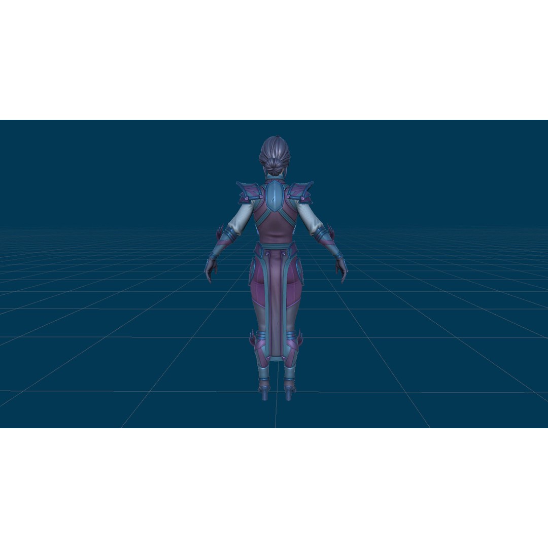 Fantasy Character 3D Model – Low Poly Rigged Pack for Unreal Engine - View 51