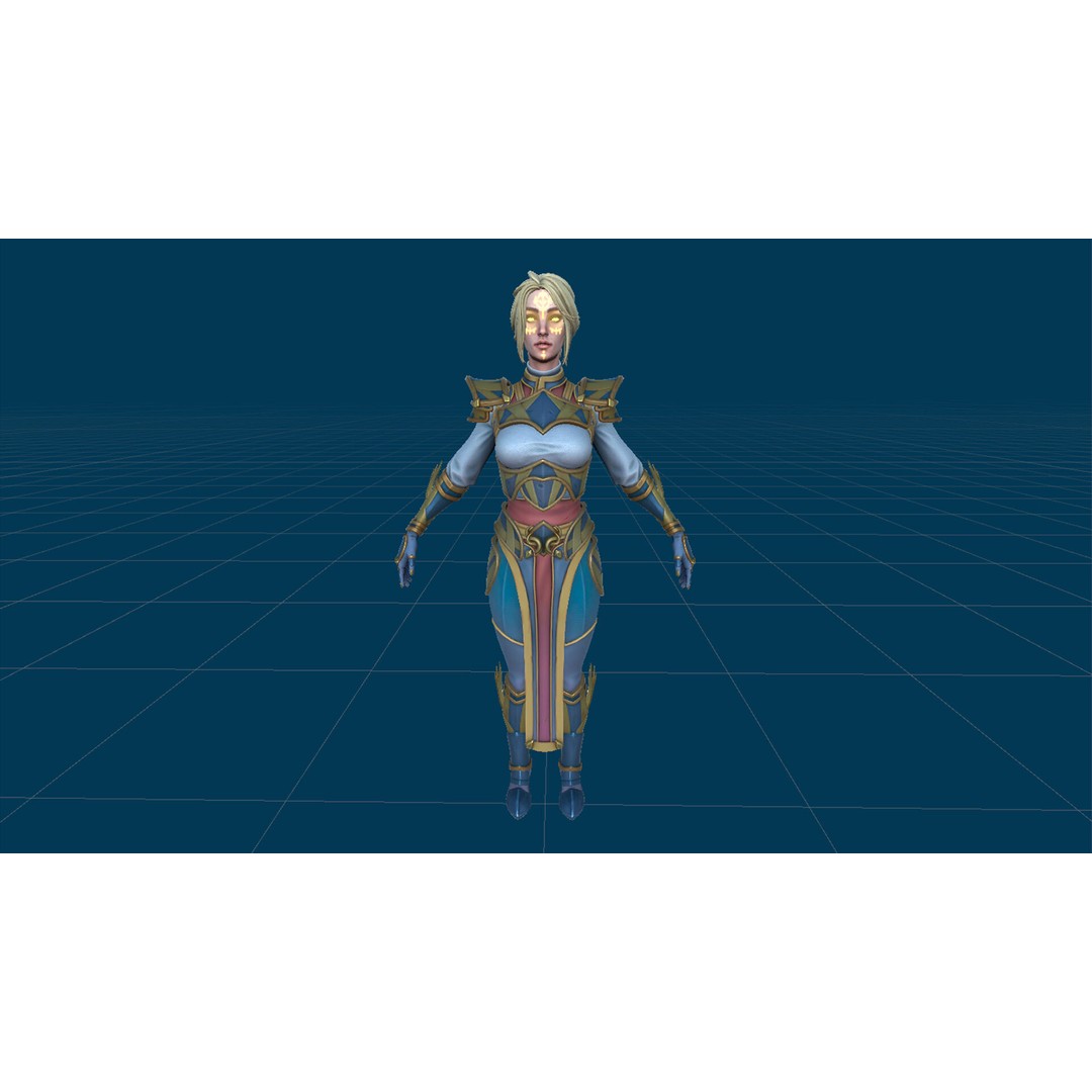 Fantasy Character 3D Model – Low Poly Rigged Pack for Unreal Engine - View 52