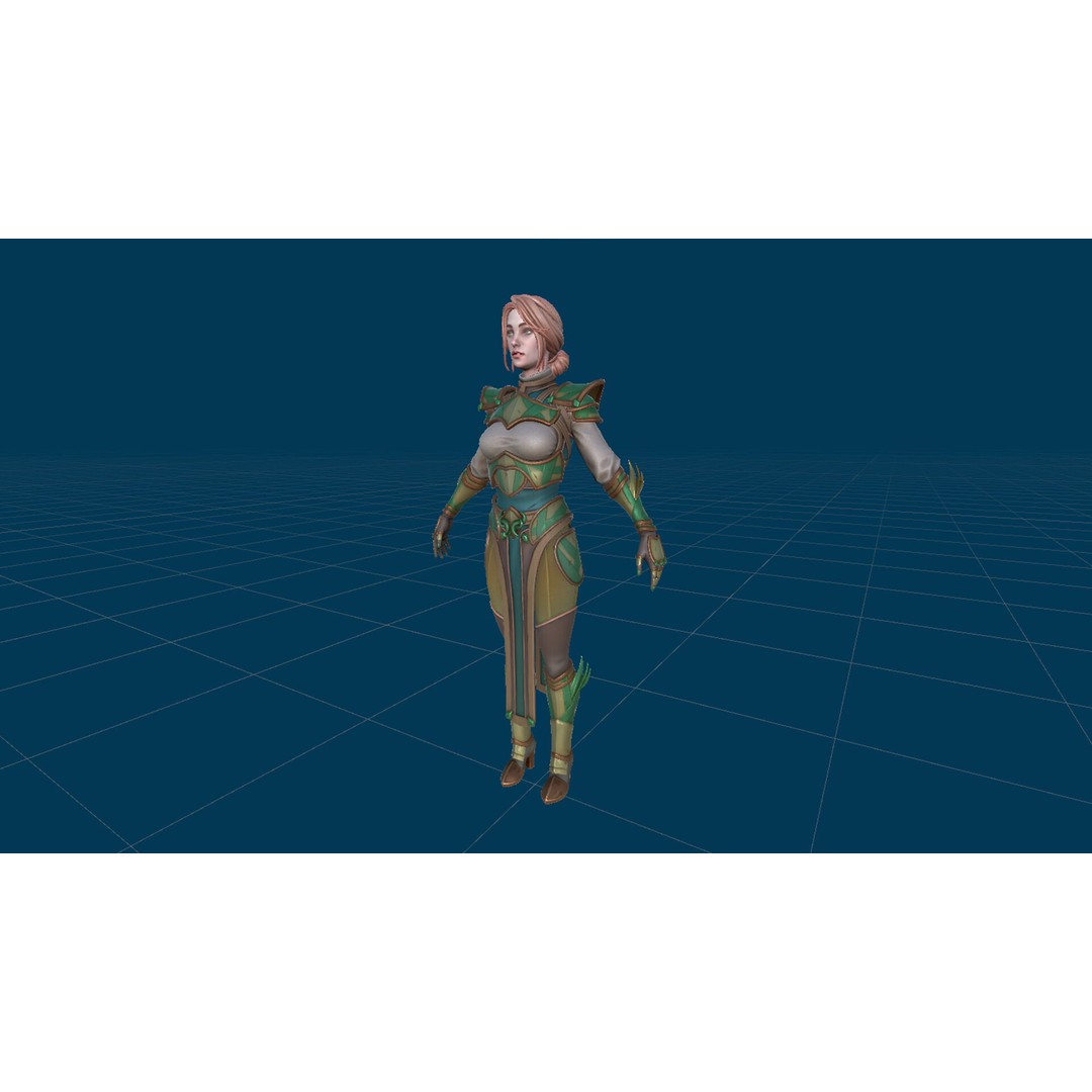 Fantasy Character 3D Model – Low Poly Rigged Pack for Unreal Engine - View 54
