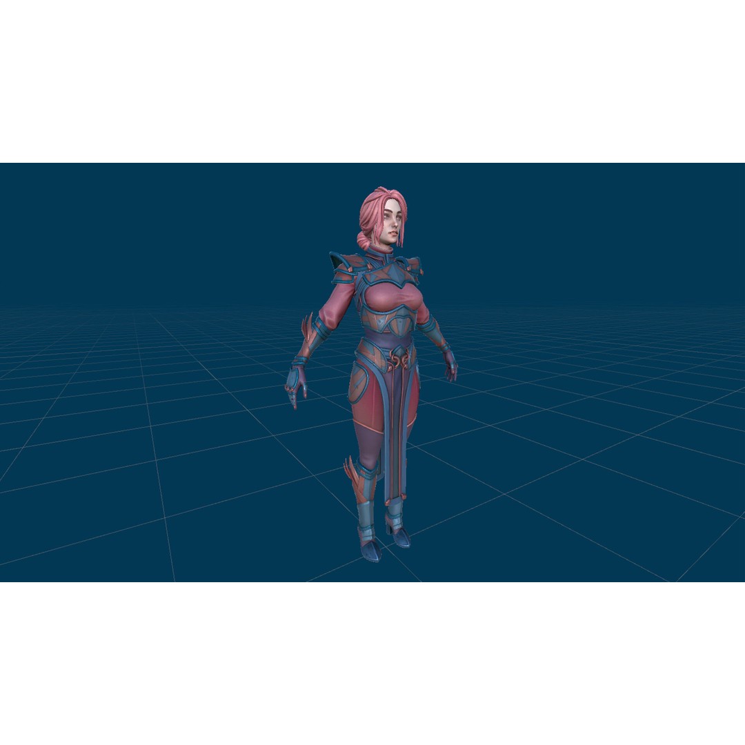 Fantasy Character 3D Model – Low Poly Rigged Pack for Unreal Engine - View 56