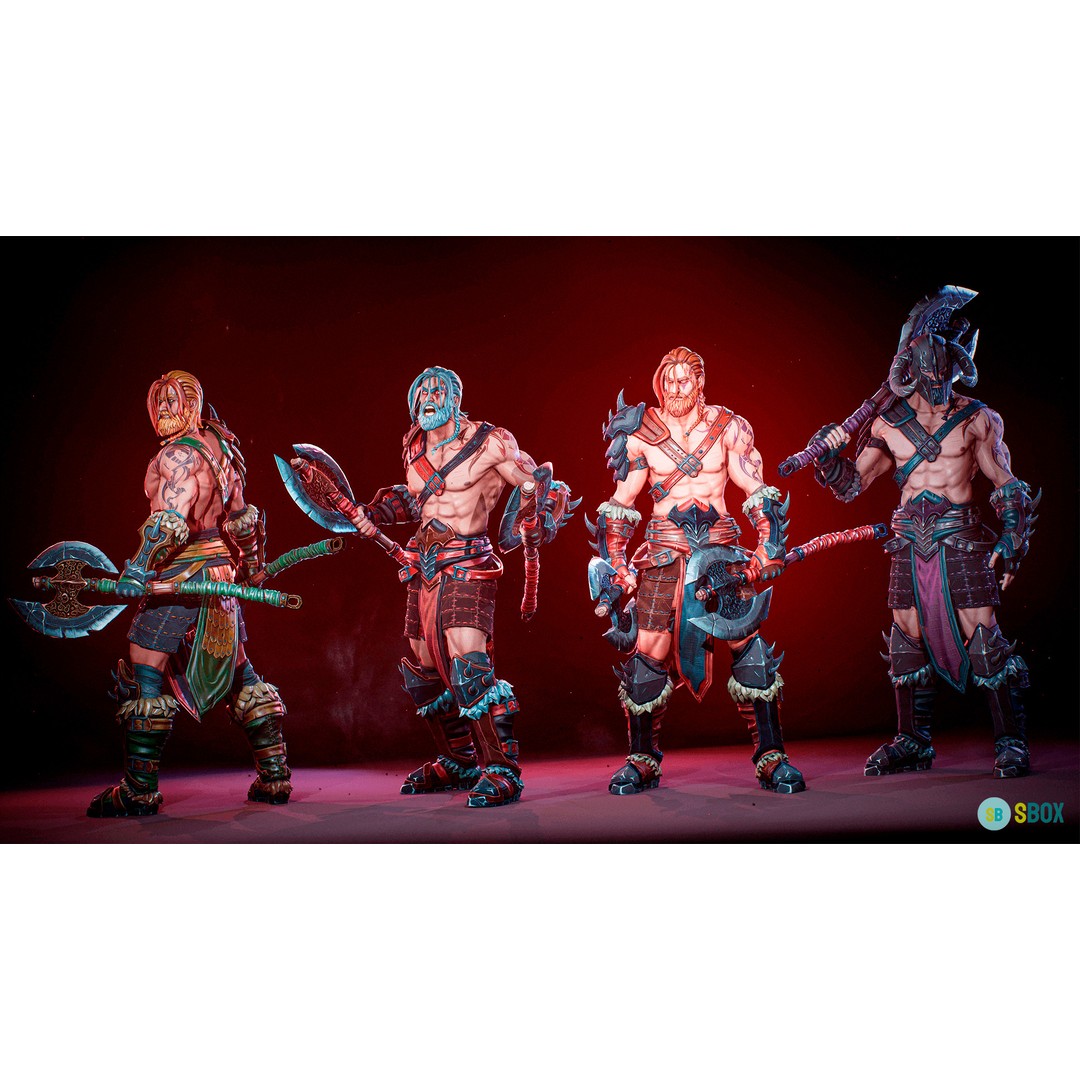 Fantasy Character 3D Model – Low Poly Rigged Pack for Unreal Engine - View 6