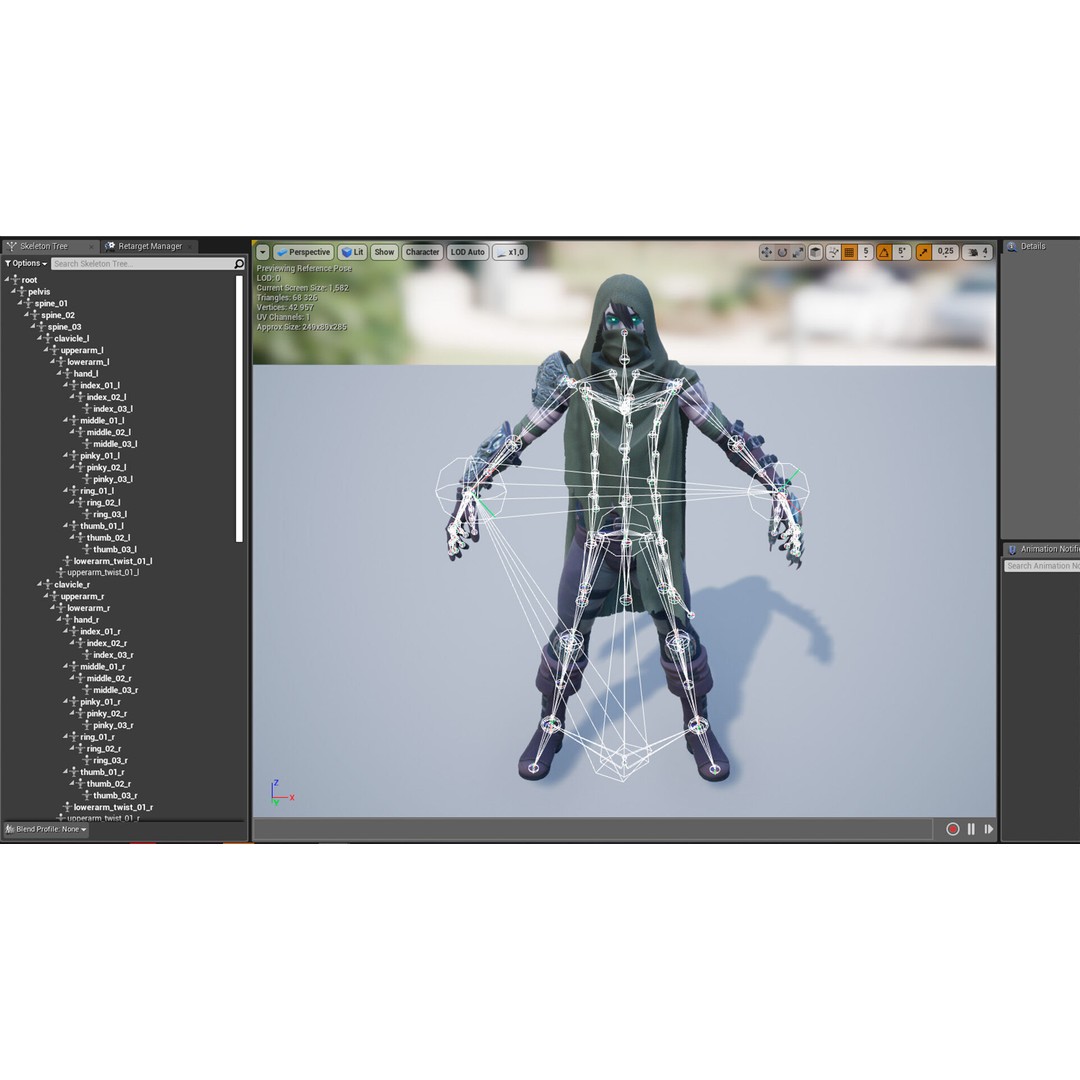 Fantasy Character 3D Model – Low Poly Rigged Pack for Unreal Engine - View 60