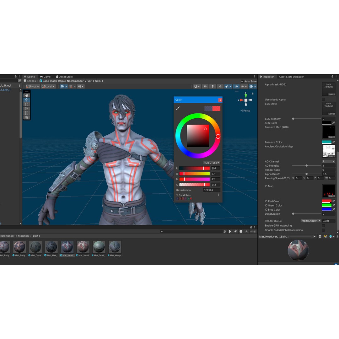 Fantasy Character 3D Model – Low Poly Rigged Pack for Unreal Engine - View 62