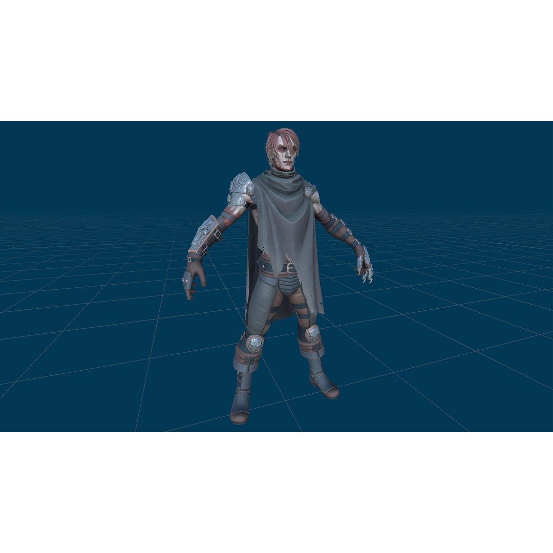 Fantasy Character 3D Model – Low Poly Rigged Pack for Unreal Engine - View 66