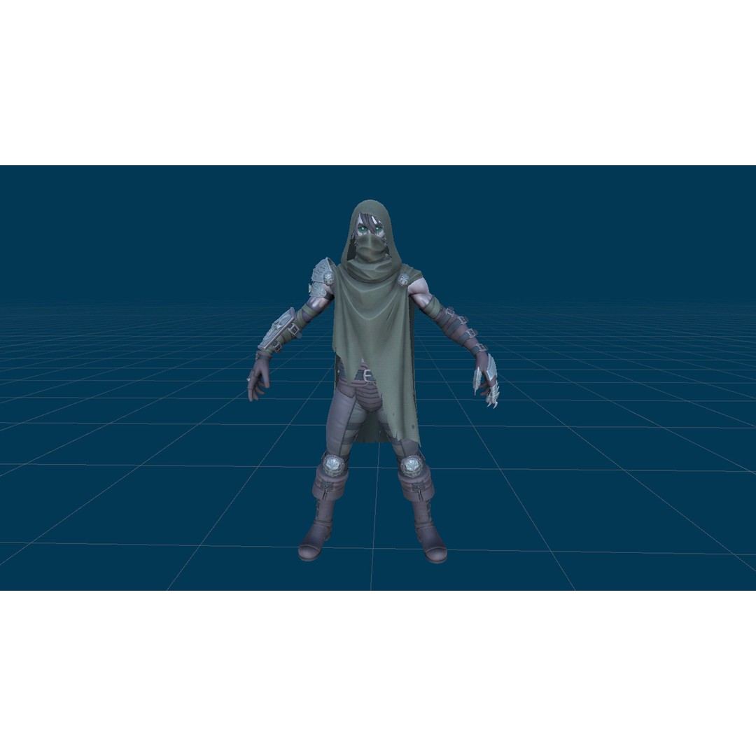 Fantasy Character 3D Model – Low Poly Rigged Pack for Unreal Engine - View 67