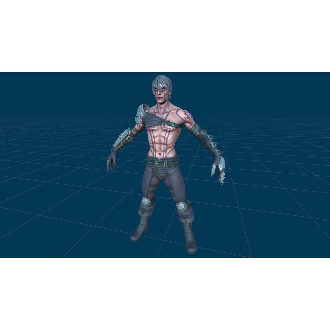 Fantasy Character 3D Model – Low Poly Rigged Pack for Unreal Engine - View 68