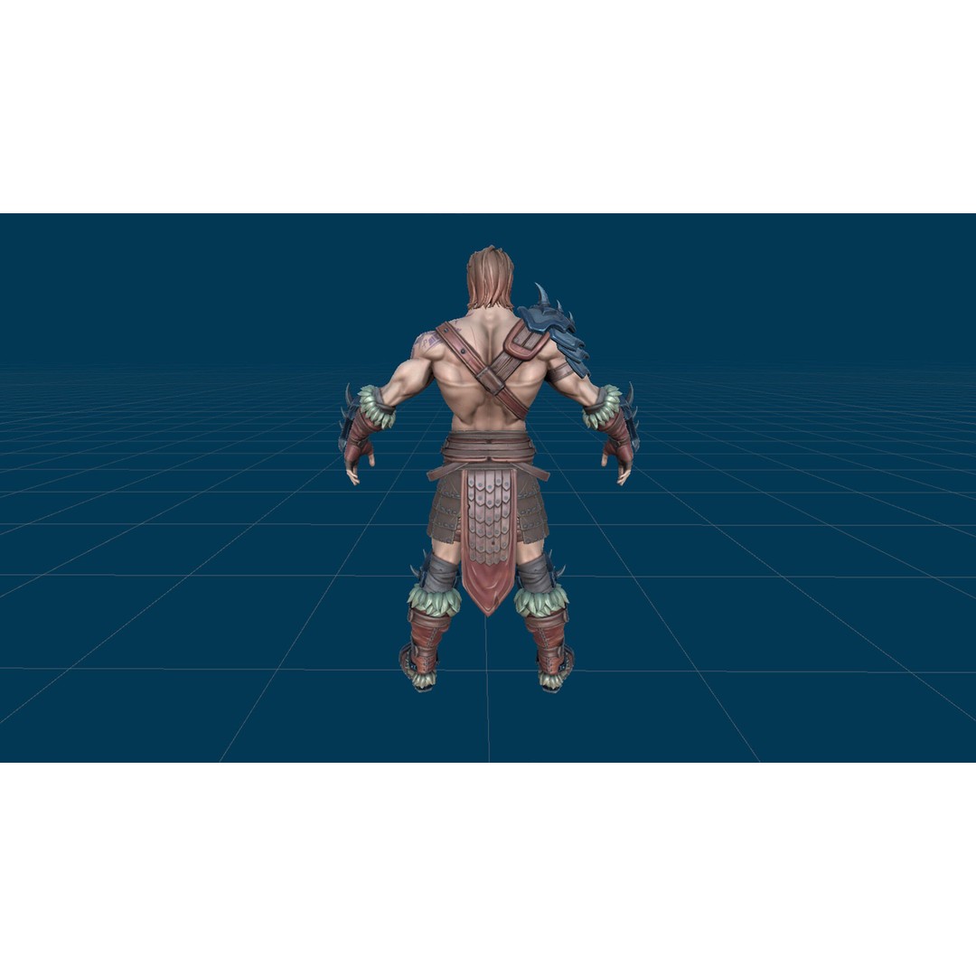 Fantasy Character 3D Model – Low Poly Rigged Pack for Unreal Engine - View 70