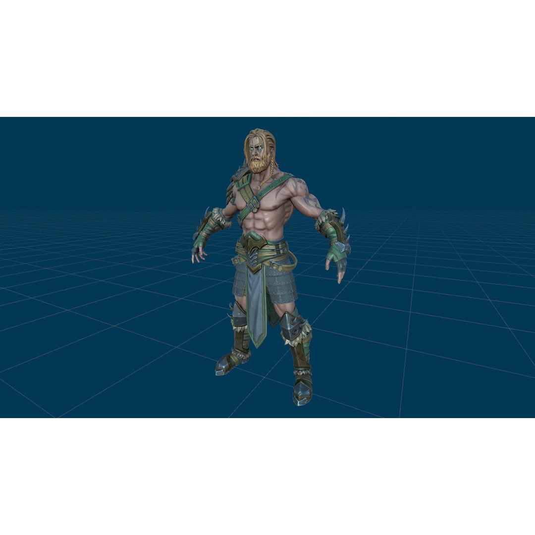 Fantasy Character 3D Model – Low Poly Rigged Pack for Unreal Engine - View 73