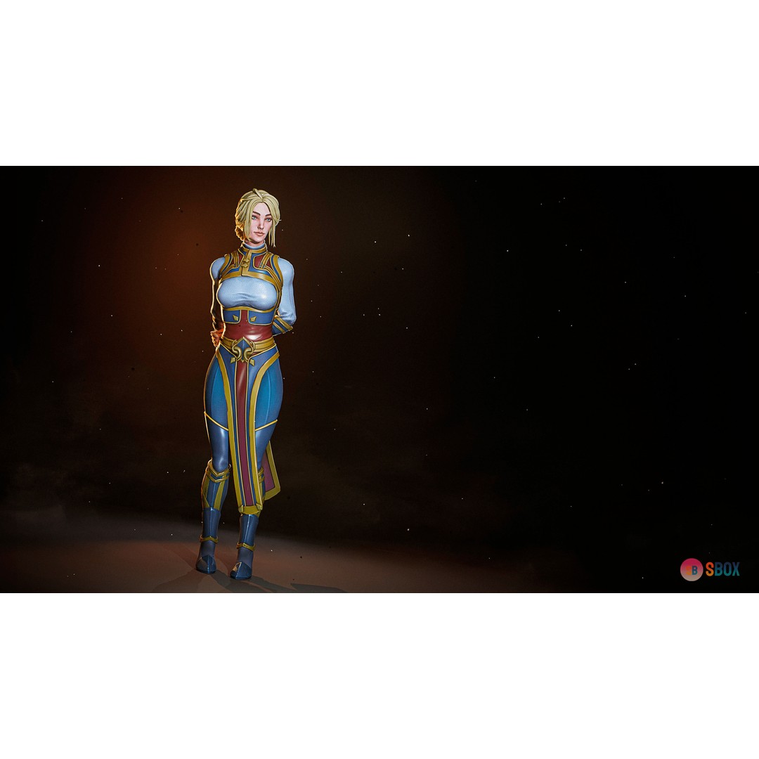 Fantasy Character 3D Model – Low Poly Rigged Pack for Unreal Engine - View 8