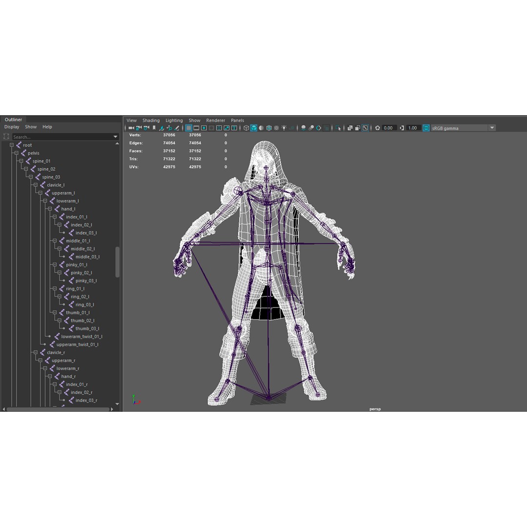Fantasy Character 3D Model – Low Poly Rigged Pack for Unreal Engine - View 82