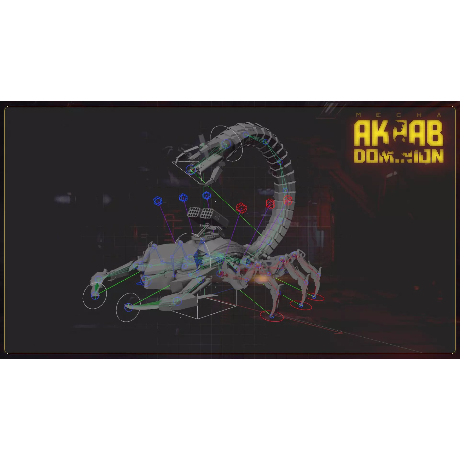 Akrab Dominion - Low-Poly Game-Ready 3D Model - View 15