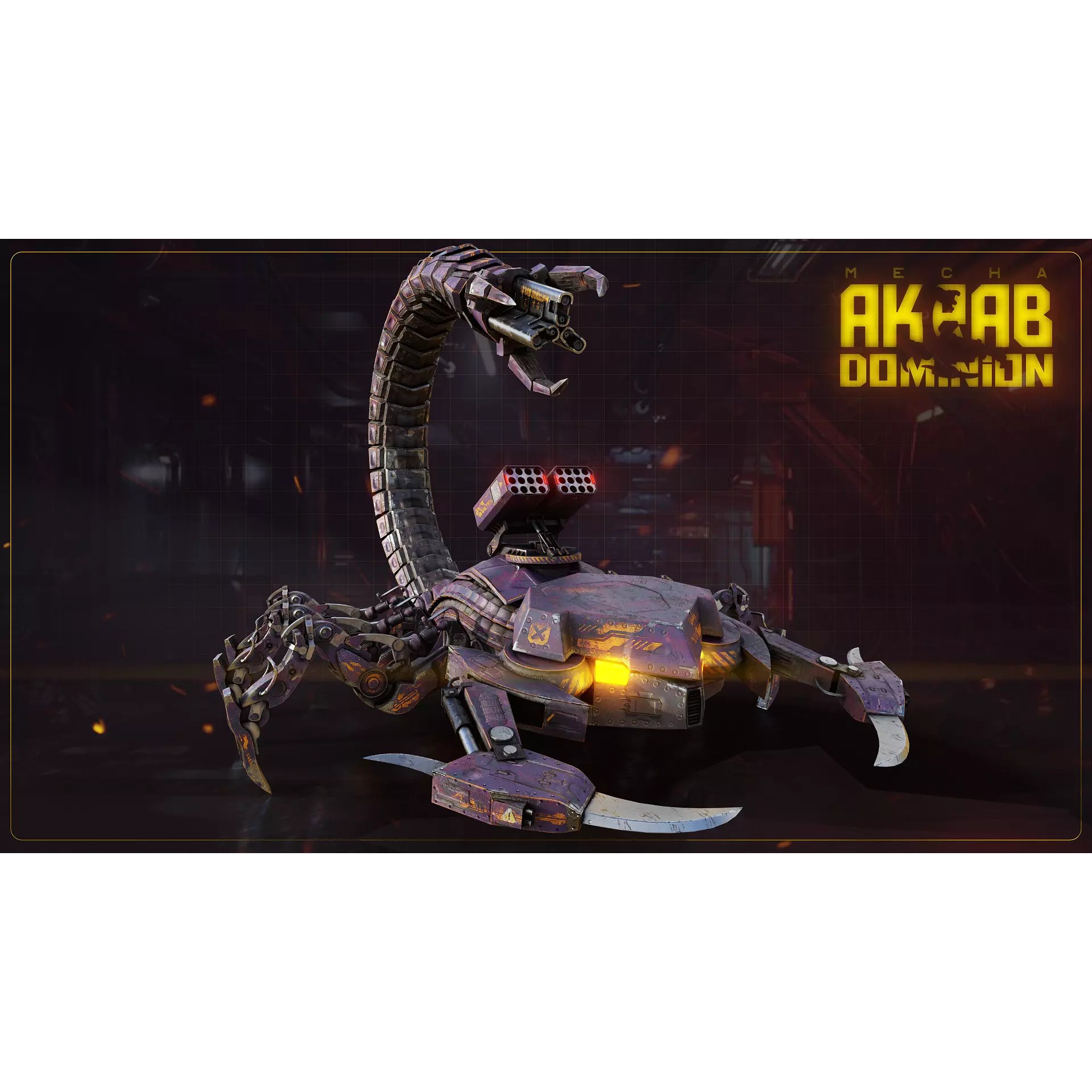 Akrab Dominion - Low-Poly Game-Ready 3D Model - View 3