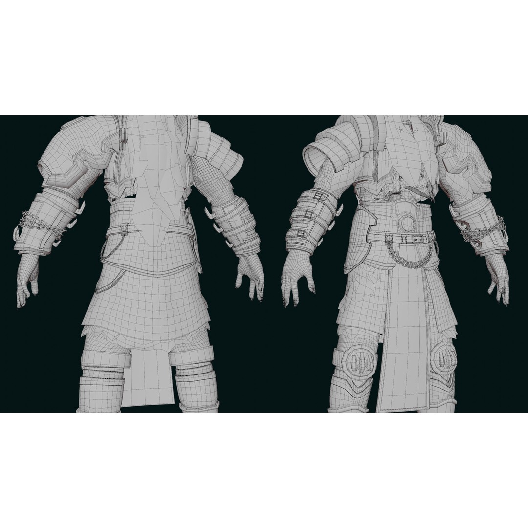 Skeleton King 3D Model – Low Poly Game Ready Character, FBX, Blender - View 17