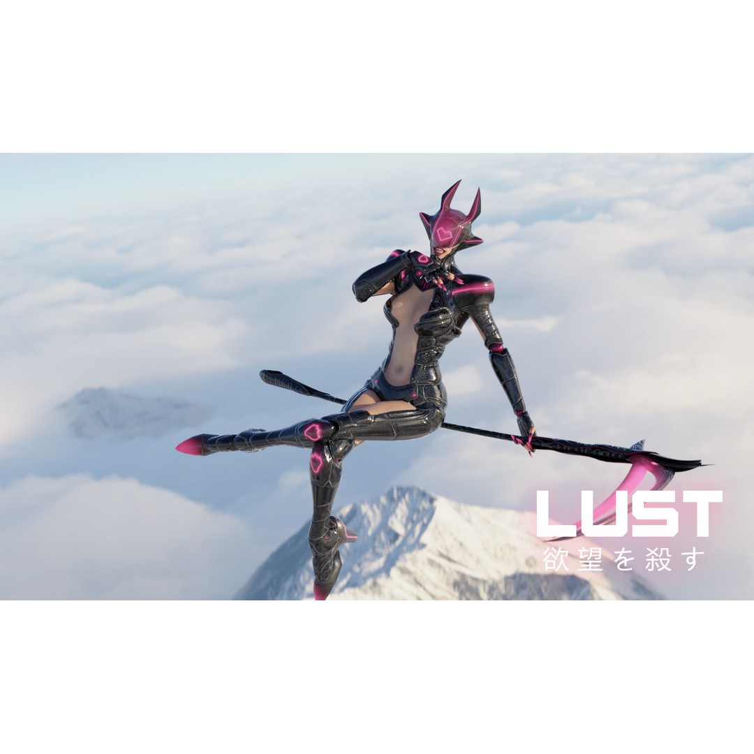 Cyborg Lust 3D Model – Low Poly Rigged Character for Games, FBX - View 18