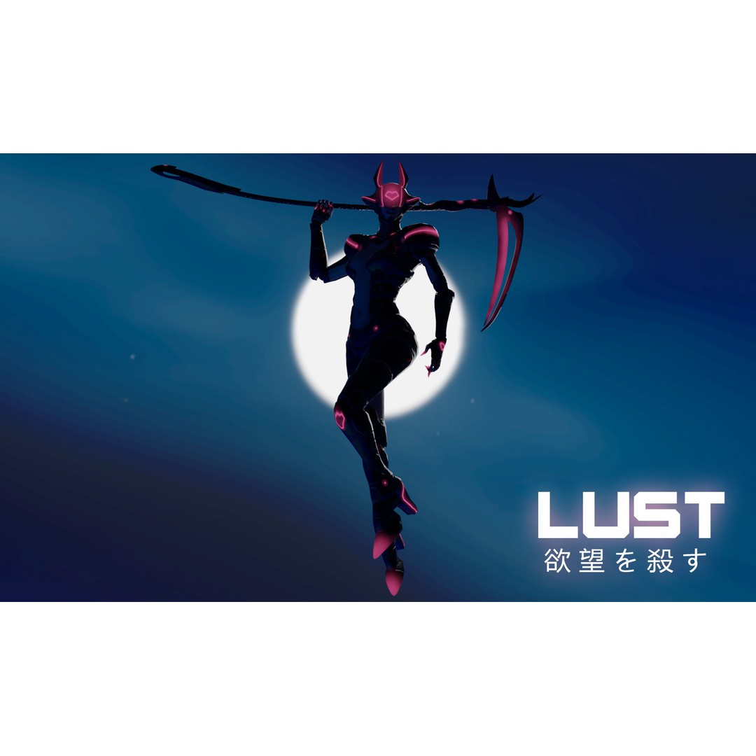 Cyborg Lust 3D Model – Low Poly Rigged Character for Games, FBX - View 5