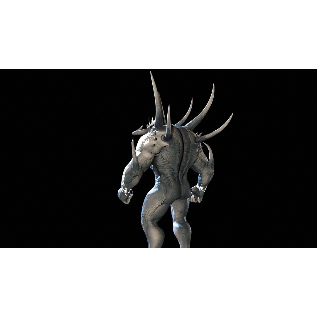 DemonBoss6 3D Model – Low Poly Fantasy Character, Rigged & Animated - View 18