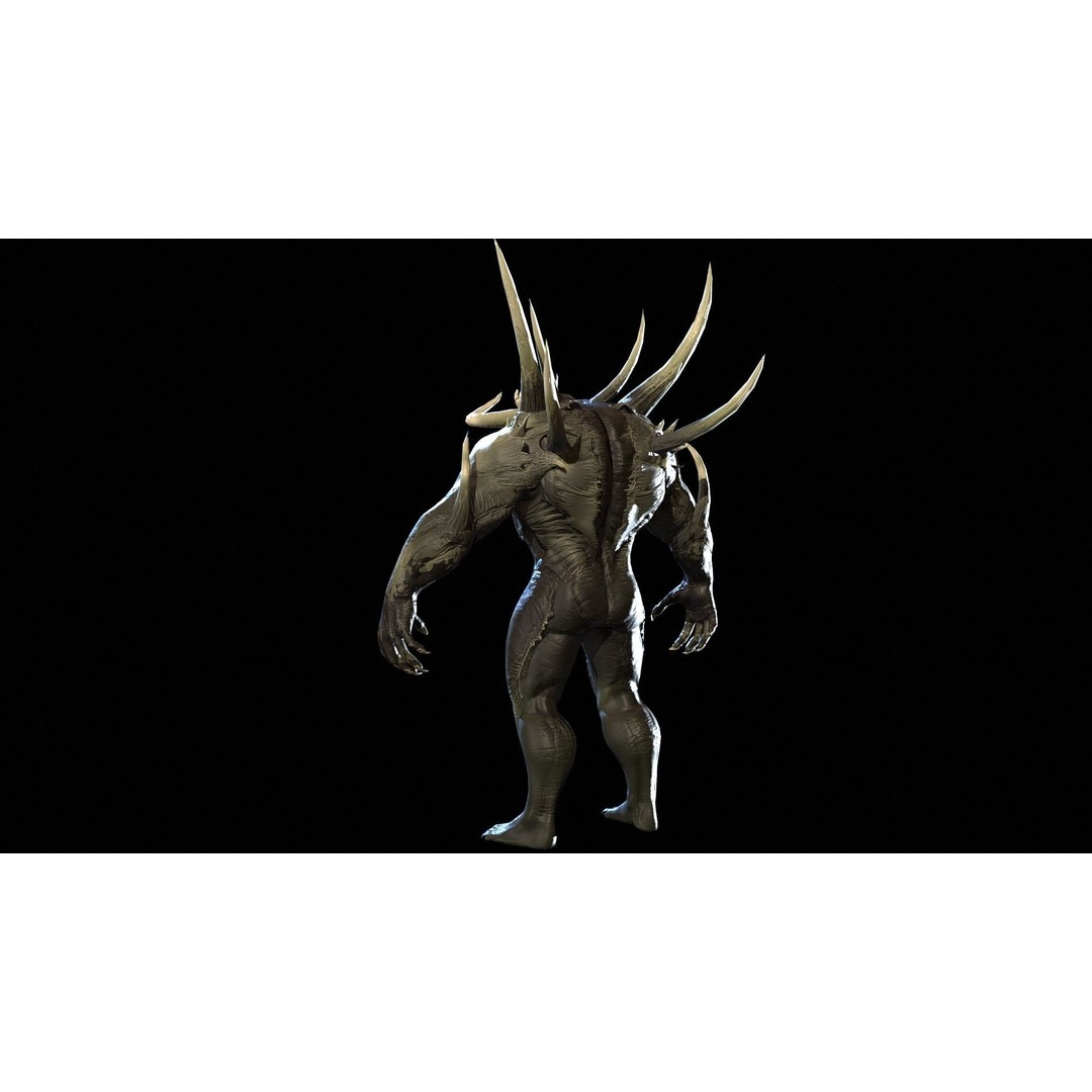 DemonBoss6 3D Model – Low Poly Fantasy Character, Rigged & Animated - View 23