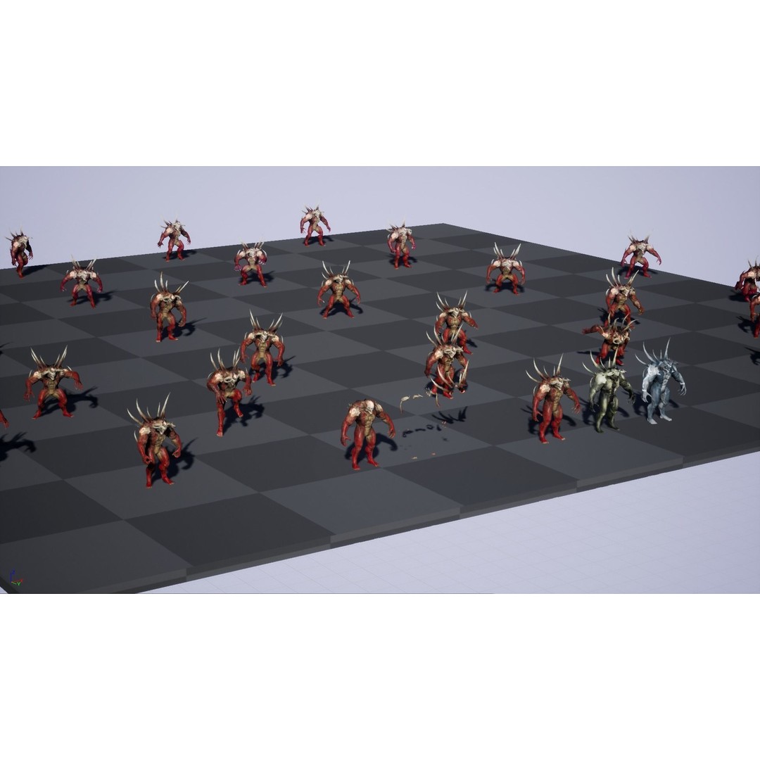 DemonBoss6 3D Model – Low Poly Fantasy Character, Rigged & Animated - View 35