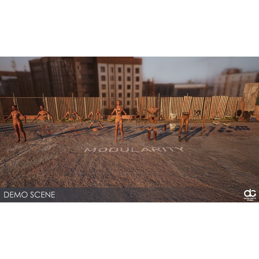 Kiona 3D Model – Low Poly Adventure Character, FBX & Unity - View 23