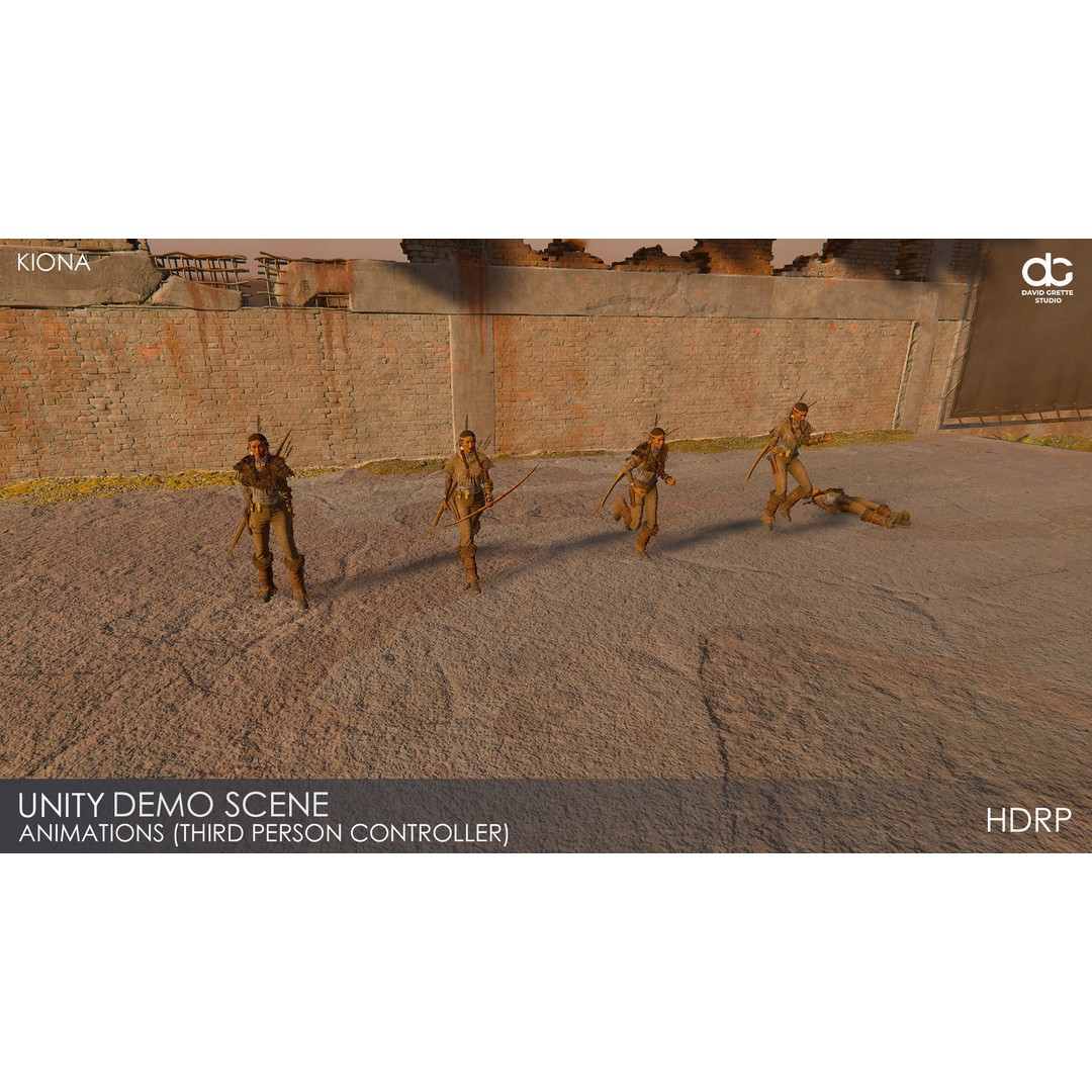 Kiona 3D Model – Low Poly Adventure Character, FBX & Unity - View 27